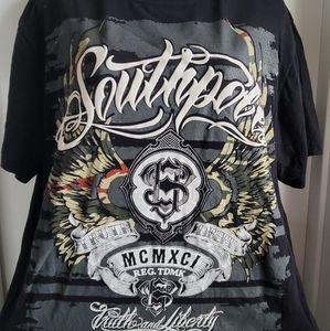 SouthPole A.C ( Black, white, green, red) L shirt